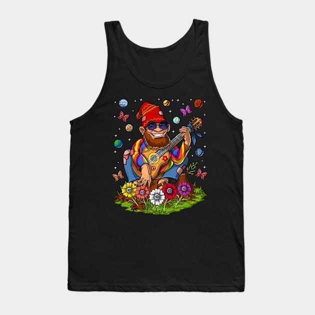 Hippie Gnome Tank Top by underheaven